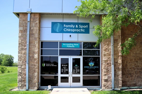 Chiropractic North Liberty IA Front of Clinic Best Chiropractor Near Me